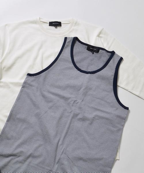 SHIPS JET BLUE（シップスジェットブルー）の「《2017SS先行予約》 SHIPS JET BLUE: 【2枚セット】レイヤード 7スリーブTee■（Tシャツ/カットソー・メンズ・ブラック/ワイン/ホワイト・LARGE/SMALL/MEDIUM）」の13枚目の写真