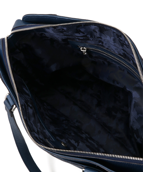 aniary Wave Leather ビジネスバッグ ブラック aniary（アニアリ）の「【aniary】ウェーブレザービジネスブリーフ