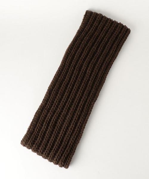 green label relaxing（グリーンレーベルリラクシング）の「SC★★ PTD RIB スヌード / マフラー ◆（ストール/ショール・メンズ・モカ/ブラック/レッド・FREE）」の4枚目の写真