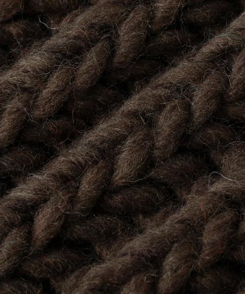 green label relaxing（グリーンレーベルリラクシング）の「SC★★ PTD RIB スヌード / マフラー ◆（ストール/ショール・メンズ・モカ/ブラック/レッド・FREE）」の6枚目の写真