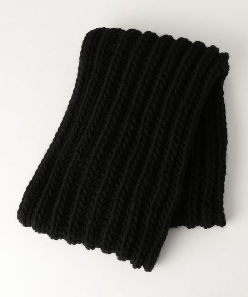 green label relaxing（グリーンレーベルリラクシング）の「SC★★ PTD RIB スヌード / マフラー ◆（ストール/ショール・メンズ・モカ/ブラック/レッド・FREE）」の7枚目の写真