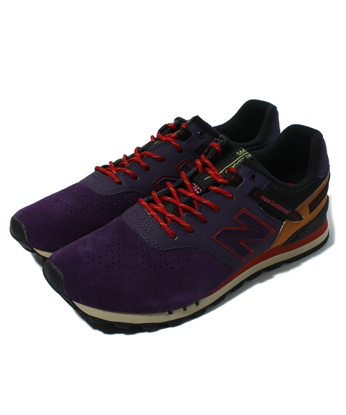 coen(コーエン)の「NEW BALANCE(ニューバランス)スニーカーM564(スニーカー・レディース・ベージュ/パープル・SMALL/MEDIUM/LARGE)」の2枚目の写真