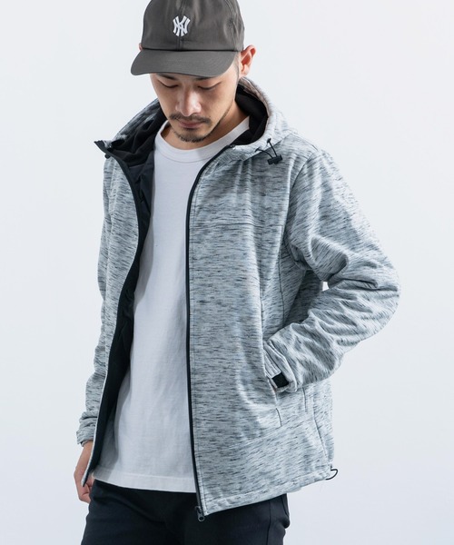 Rocky Monroe(ロッキーモンロー)の「3レイヤー防風ストレッチマウンテンパーカー(マウンテンパーカー)」|ホワイト