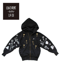 【LB-03×青山テルマ】ペイントKEYパーカー