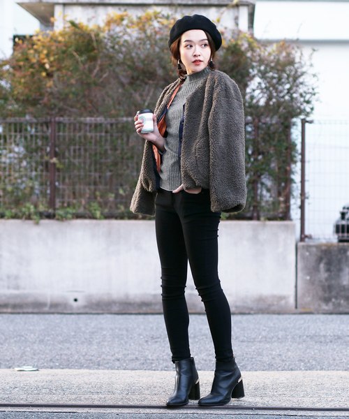 reca（レカ）の「【プチプラ】やわらかリブプチタートルネックニットソー（ニット/セーター・レディース・ブラック/グレー/アイボリー/ブルー・FREE）」の19枚目の写真