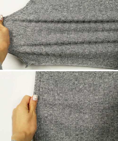 reca（レカ）の「【プチプラ】やわらかリブプチタートルネックニットソー（ニット/セーター・レディース・ブラック/グレー/アイボリー/ブルー・FREE）」の21枚目の写真