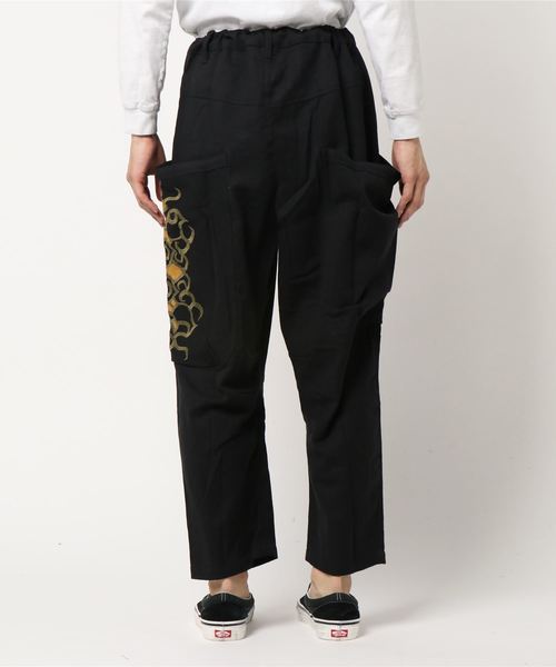 チャイハネ（チャイハネ）の「【チャイハネ】トライバル柄刺繍入りMEN'Sサルエルパンツ（その他パンツ・メンズ・ブラック/ベージュ/カーキ・FREE）」の17枚目の写真