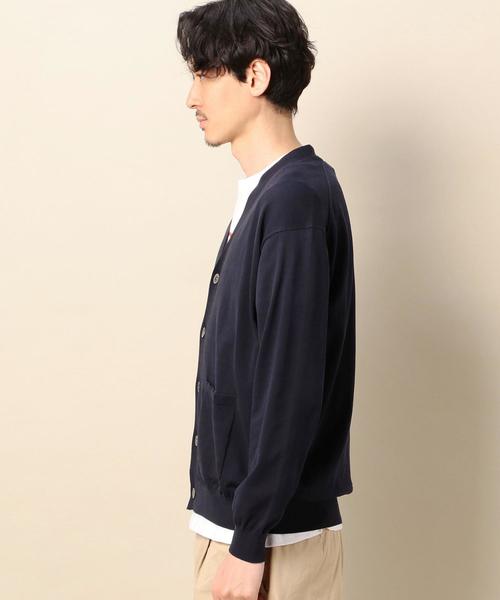 BEAUTY&YOUTH UNITED ARROWS（ビューティーアンドユースユナイテッドアローズ）の「BY ハイゲージ ワイド V カーディガン ◆（カーディガン/ボレロ・メンズ・ライトグレー/ネイビー・SMALL/X-LARGE/LARGE/MEDIUM）」の7枚目の写真
