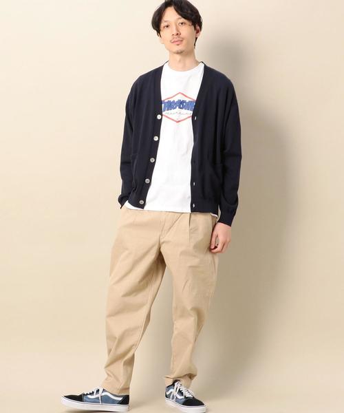 BEAUTY&YOUTH UNITED ARROWS（ビューティーアンドユースユナイテッドアローズ）の「BY ハイゲージ ワイド V カーディガン ◆（カーディガン/ボレロ・メンズ・ライトグレー/ネイビー・SMALL/X-LARGE/LARGE/MEDIUM）」の3枚目の写真