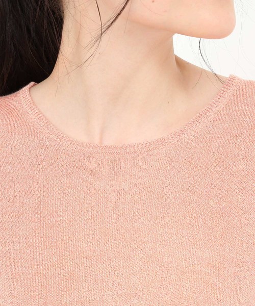 SALON adam et rope'(サロン アダム エ ロペ)の「スパンレーヨンスムースプルオーバー(その他トップス・レディース・オフホワイト/ブラウン/オレンジ・FREE)」の6枚目の写真