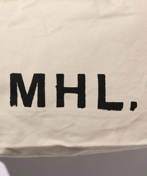 MHL.（エムエイチエル）の「＜MHL.＞ 2WAY LOGO BAG/バッグ（ショルダーバッグ・メンズ・ブラウン/オフホワイト・FREE）」の5枚目の写真