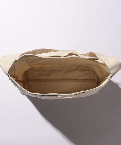 MHL.（エムエイチエル）の「＜MHL.＞ 2WAY LOGO BAG/バッグ（ショルダーバッグ・メンズ・ブラウン/オフホワイト・FREE）」の4枚目の写真