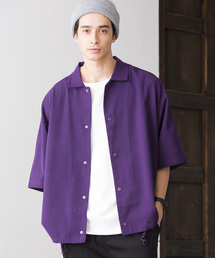 WEGO | WEGO/ストレッチ5分袖コーチジャケット(シャツ/ブラウス)