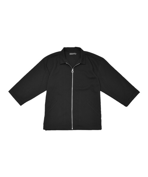 MinoriTY（マイノリティ）の「8分袖Ｔ/Ｒブルゾン ライトアウター（シャツ/ブラウス・メンズ・ブラック/ベージュ/グレー/ブルー・M/L）」の11枚目の写真