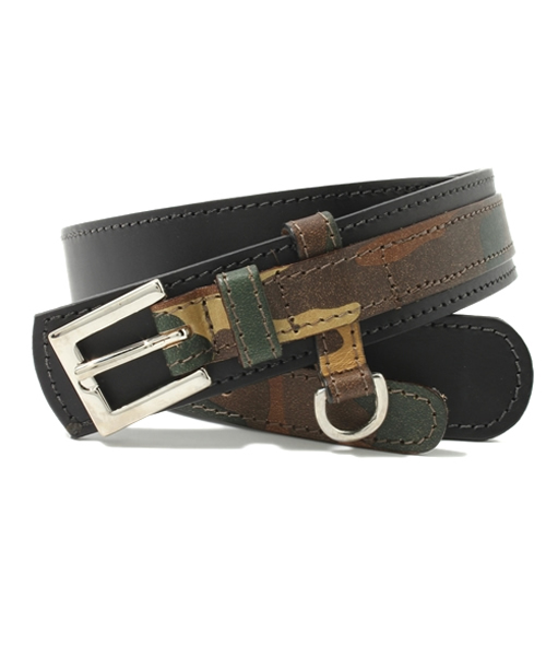 JOURNAL STANDARD（ジャーナルスタンダード）の「HOUSE OF GARMSVILLE: POLO BELT / レザーポロベルト（ベルト・メンズ・ブラック/ブラウン系その他/ウッド・34/32）」の2枚目の写真