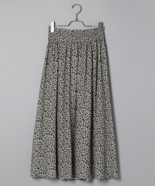 LOWRYS FARM（ローリーズファーム）の「レオパードマキシスカート　821380（スカート・レディース・ブラウン/グレー/アイボリー/モカ・FREE）」の10枚目の写真