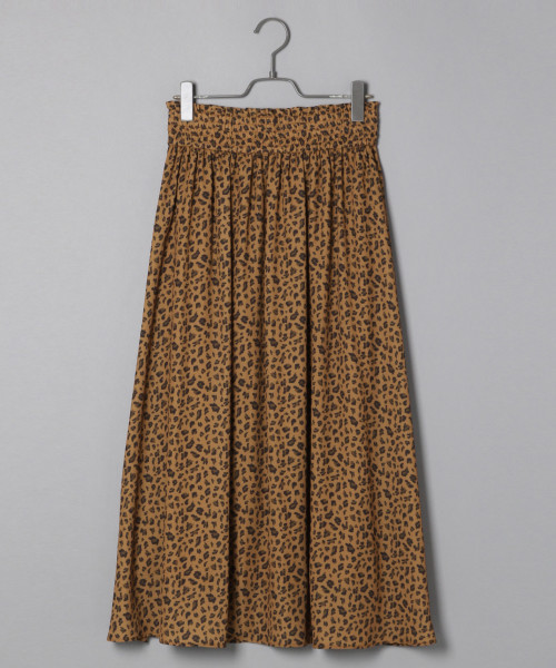LOWRYS FARM（ローリーズファーム）の「レオパードマキシスカート　821380（スカート・レディース・ブラウン/グレー/アイボリー/モカ・FREE）」の18枚目の写真