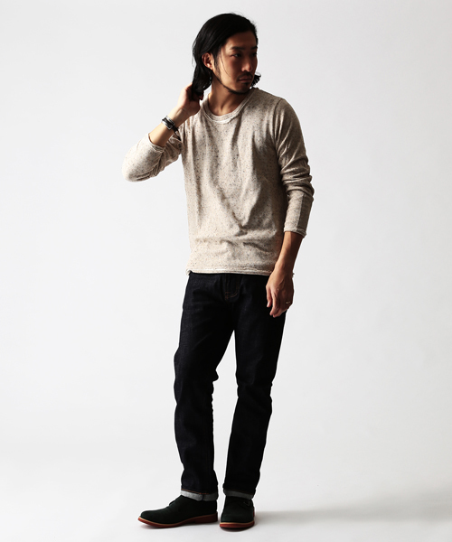 BEAMS（ビームス）の「□BEAMS / BASIC ストレッチデニム（デニムパンツ・メンズ・ブラック/インディゴブルー・SMALL/MEDIUM/LARGE/X-LARGE）」の18枚目の写真