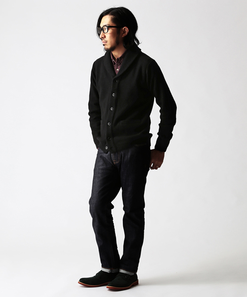 BEAMS（ビームス）の「□BEAMS / BASIC ストレッチデニム（デニムパンツ・メンズ・ブラック/インディゴブルー・SMALL/MEDIUM/LARGE/X-LARGE）」の19枚目の写真