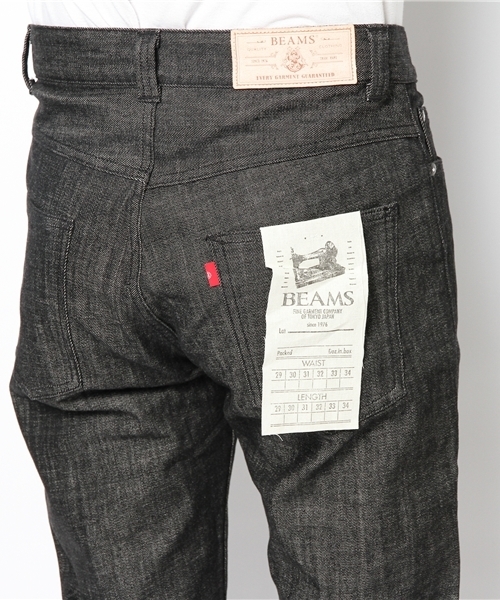 BEAMS（ビームス）の「□BEAMS / BASIC ストレッチデニム（デニムパンツ・メンズ・ブラック/インディゴブルー・SMALL/MEDIUM/LARGE/X-LARGE）」の6枚目の写真