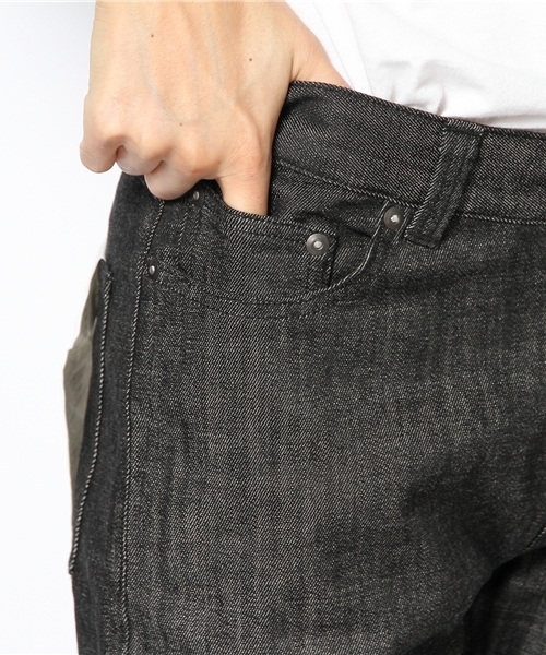 BEAMS（ビームス）の「□BEAMS / BASIC ストレッチデニム（デニムパンツ・メンズ・ブラック/インディゴブルー・SMALL/MEDIUM/LARGE/X-LARGE）」の7枚目の写真