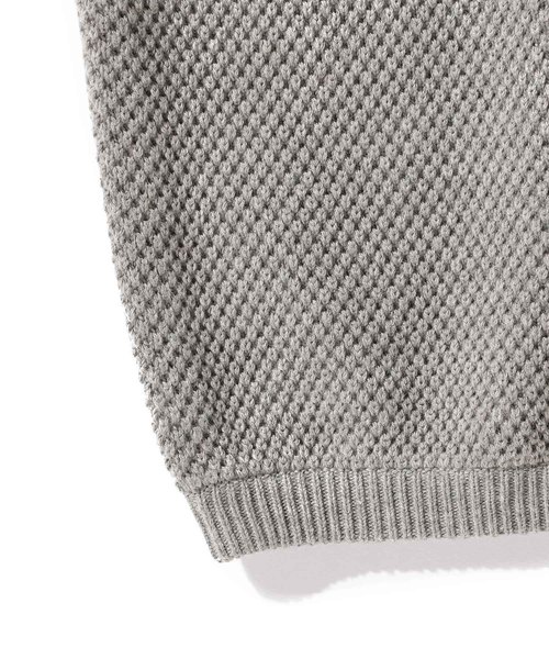 BEAMS(ビームス)の「BEAMS / カノコ Vネック ルーズ ベスト(ベスト・メンズ・ネイビー/グレー系その他・X-LARGE/SMALL/MEDIUM/LARGE)」の6枚目の写真