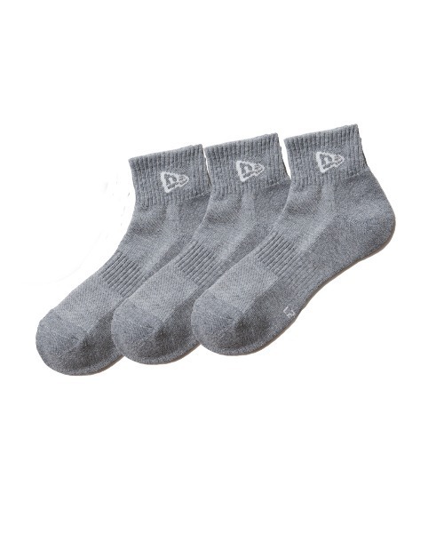 NEW ERA（ニューエラ）の「ニューエラ 靴下 ショート 3足 NEW ERA（ソックス/靴下・メンズ・ブラック/マルチ/ホワイト/ブラック系その他/ブラック系その他2/ネイビー/グレー/チャコール・MEDIUM/LARGE/X-SMALL/SMALL）」の5枚目の写真