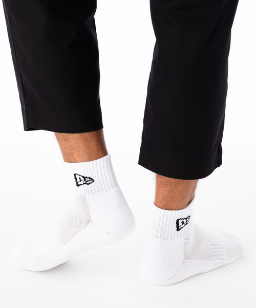 NEW ERA（ニューエラ）の「ニューエラ 靴下 ショート 3足 NEW ERA（ソックス/靴下・メンズ・ブラック/マルチ/ホワイト/ブラック系その他/ブラック系その他2/ネイビー/グレー/チャコール・MEDIUM/LARGE/X-SMALL/SMALL）」の21枚目の写真