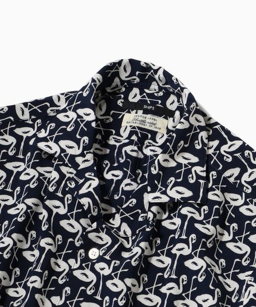 SHIPS(シップス)の「SC: Shuttle notes モチーフ オープンカラー シャツ 19SS(シャツ/ブラウス・メンズ・ベージュ/ネイビー/ダークネイビー・SMALL/MEDIUM/LARGE/X-LARGE)」の10枚目の写真
