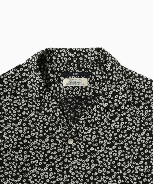 SHIPS(シップス)の「SC: Shuttle notes モチーフ オープンカラー シャツ 19SS(シャツ/ブラウス・メンズ・ベージュ/ネイビー/ダークネイビー・SMALL/MEDIUM/LARGE/X-LARGE)」の14枚目の写真
