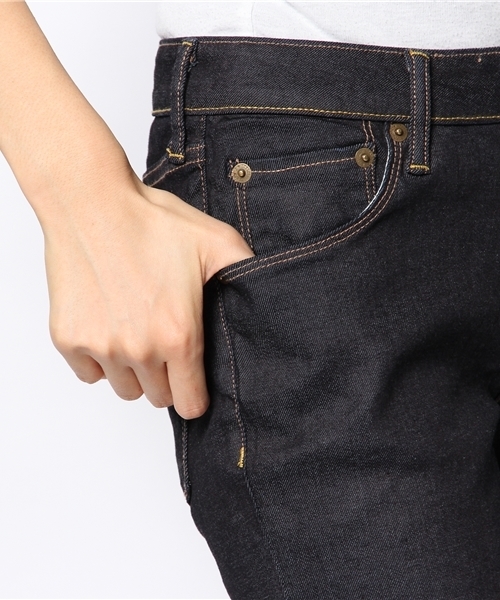 SHIPS for women（シップスフォーウィメン）の「ワンウォッシュ デニムスキニー（デニムパンツ・レディース・ダークブルー・MEDIUM/LARGE/X-SMALL/SMALL）」の7枚目の写真