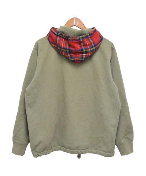 ブランド古着】COMME des GARCONS Hooded Swetshirt チェック柄フード 