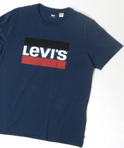 Levi's（リーバイス）の「Levi's/リーバイス スポーツロゴTシャツ（Tシャツ/カットソー・メンズ・グレー/ネイビー/ホワイト・M/L/S）」の3枚目の写真