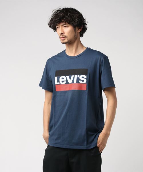 Levi's（リーバイス）の「Levi's/リーバイス スポーツロゴTシャツ（Tシャツ/カットソー・メンズ・グレー/ネイビー/ホワイト・M/L/S）」の8枚目の写真
