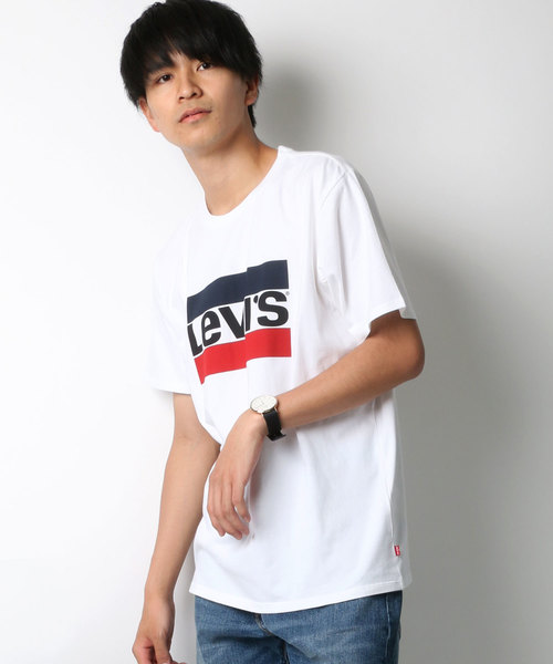 Levi's（リーバイス）の「Levi's/リーバイス スポーツロゴTシャツ（Tシャツ/カットソー・メンズ・グレー/ネイビー/ホワイト・M/L/S）」の12枚目の写真