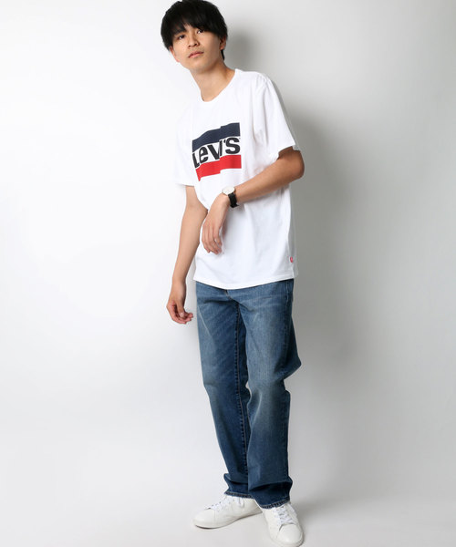 Levi's（リーバイス）の「Levi's/リーバイス スポーツロゴTシャツ（Tシャツ/カットソー・メンズ・グレー/ネイビー/ホワイト・M/L/S）」の15枚目の写真