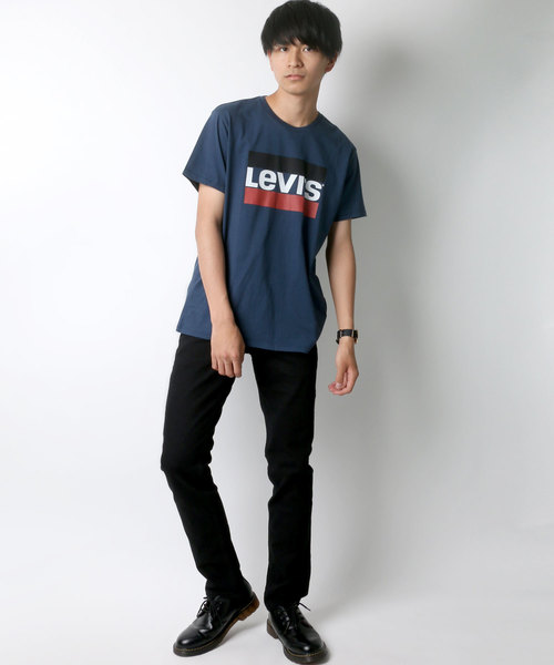 Levi's（リーバイス）の「Levi's/リーバイス スポーツロゴTシャツ（Tシャツ/カットソー・メンズ・グレー/ネイビー/ホワイト・M/L/S）」の10枚目の写真