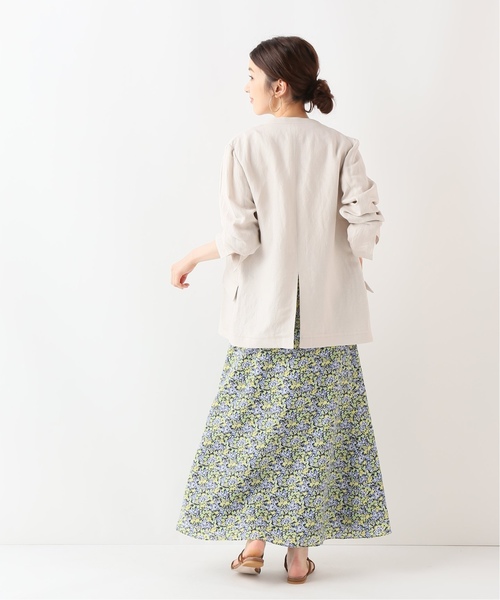 美品】SLOBE IENA テレデラン ジャケット ベージュ リネン 100% 楽天