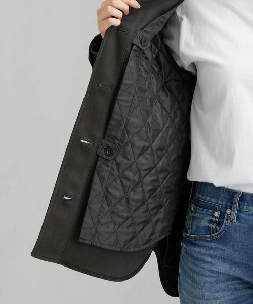 green label relaxing（グリーンレーベルリラクシング）の「◆SC Wカルゼ CPO ジャケット ※（その他アウター・レディース・ベージュ/ダークグレー/ターコイズブルー・46/36/34/40/42/44/38）」の15枚目の写真