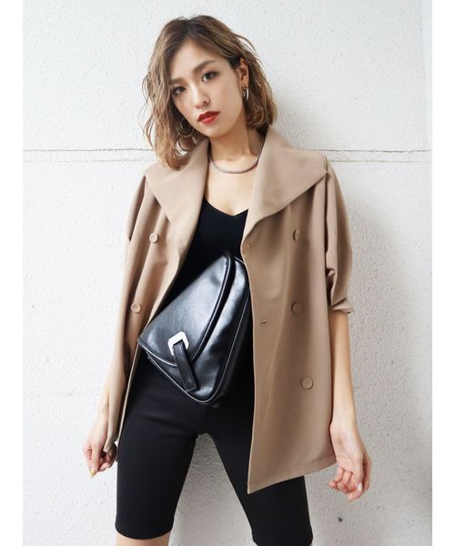 EMODA（エモダ）の「アシンメトリーボディショルダーバッグ（ショルダーバッグ・レディース・その他/ブラック・FREE）」の14枚目の写真