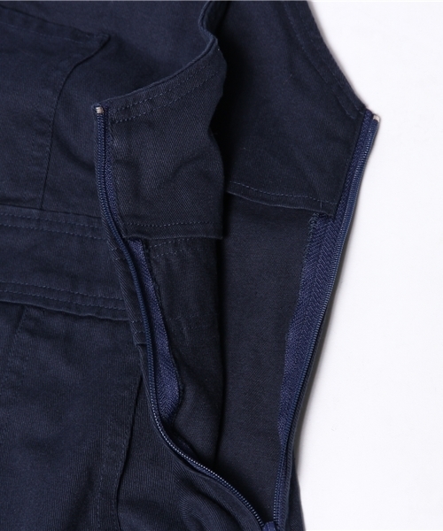 BEAMS BOY（ビームスボーイ）の「○BEAMS BOY / ツイル ジャンパー スカート **（ワンピース・レディース・ホワイト/ネイビー・ONE SIZE）」の9枚目の写真