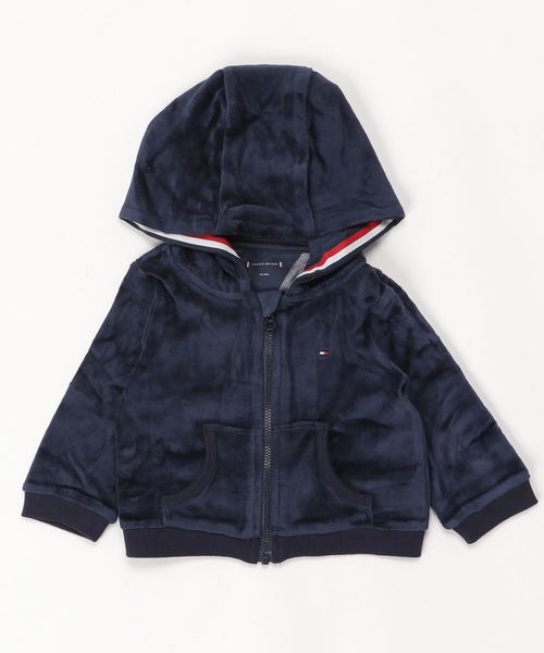 Hilfiger トミーヒルフィガー のファッション トップス Tommy Tommy パーカー ベロアパーカー パーカー Baby