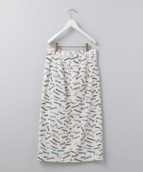 6（ロク）の「＜6(ROKU)＞CORDUROY NAME SKIRT/スカート ο（スカート・レディース・ベージュ・38/36）」の4枚目の写真