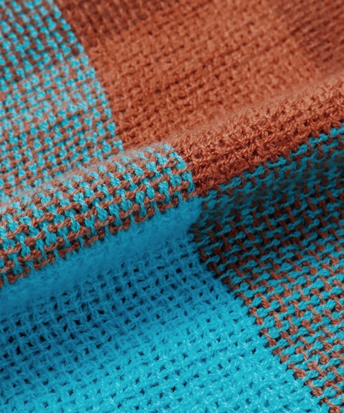 チャイハネ（チャイハネ）の「【チャイハネ】チェック柄スヌード（ネックウォーマー/スヌード・レディース・ネイビー/カーキ/オレンジ/レッド/マスタード/グリーン/ピンク/ブラック/ターコイズブルー/グリーン系その他/イエロー/ダークグリーン/ブラック×ホワイト/レッド系その他/パープル・FREE）」の18枚目の写真