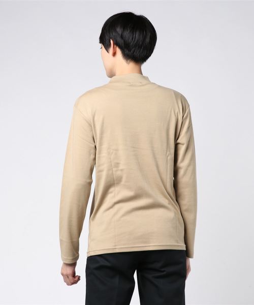 Lulu ＆ Arnie（るるあんどあーにー）の「スムース ハイネック カットソー（Tシャツ/カットソー・メンズ・ブラック/ベージュ/オフホワイト/ワイン・MEDIUM/LARGE/X-LARGE）」の6枚目の写真