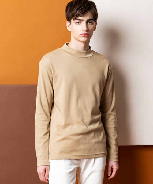 Lulu ＆ Arnie（るるあんどあーにー）の「スムース ハイネック カットソー（Tシャツ/カットソー・メンズ・ブラック/ベージュ/オフホワイト/ワイン・MEDIUM/LARGE/X-LARGE）」の11枚目の写真