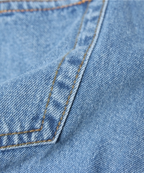 WEGO（ウィゴー）の「WEGO/ ハイウエストクラッシュデニムパンツ（デニムパンツ・レディース・インディゴブルー/ダークインディゴブルー・LARGE/MEDIUM）」の13枚目の写真