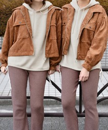 PairPair | コーデュロイ袖ボリュームブルゾン(ブルゾン)