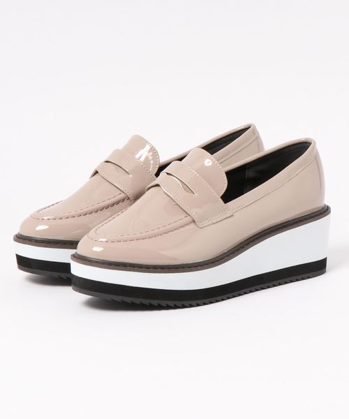 archives（アルシーヴ）の「厚底コインローファー（ローファー・レディース・ブラック/ブラウン・MEDIUM/LARGE）」の2枚目の写真