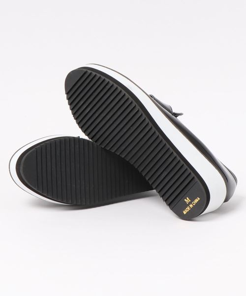 archives（アルシーヴ）の「厚底コインローファー（ローファー・レディース・ブラック/ブラウン・MEDIUM/LARGE）」の4枚目の写真